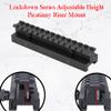 360 Tactical Adjustable QD Optics Mounts Picatinny Riser Mount, 13 Slots Adjustable Height Riser Mount for Red Dot Sight Scopes and Optics Durable Item Aluminum Material view 4
