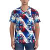 Stylish Athletic Sports Jersey Fleur-De-Lis-France Men's Rugby Jersey Medium Black view 3