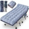 NESDCC 79" L x 32" W x 18" H Oversize XXL Camping Cot with Comfortable Mattress for Adults Extra Wide Cots for Sleeping Folding Cot Camping Bed Heavy Duty with Carry Bag for Home Office Outdoor view 1