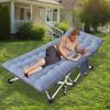 NESDCC 79" L x 32" W x 18" H Oversize XXL Camping Cot with Comfortable Mattress for Adults Extra Wide Cots for Sleeping Folding Cot Camping Bed Heavy Duty with Carry Bag for Home Office Outdoor view 2