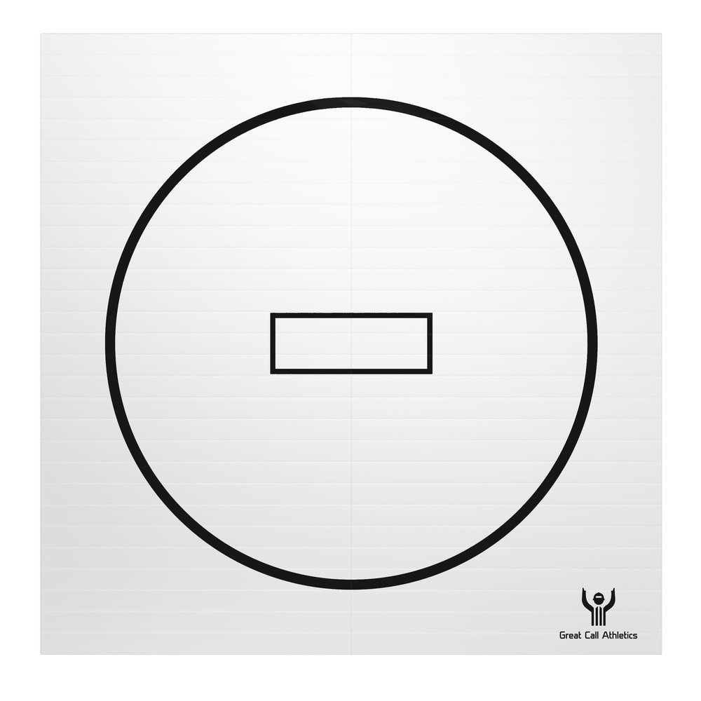 Great Call Athletics | 10 x 10 Wrestling Mat 1.25" Thick Collegiate Quality Thick Flexi Roll Jiu Jitsu Mats Home bjj Tape (White)