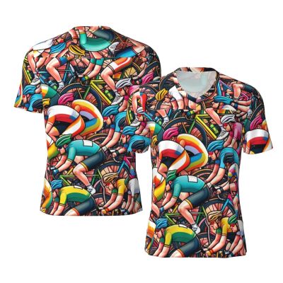 Stylish Athletic Sports Jersey Cyclist-France-Bike Men's Rugby Jersey X-Large Black