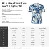 Stylish Athletic Sports Jersey Fleur-De-Lis-Watercolor Men's Rugby Jersey Medium Black view 3