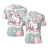 Stylish Athletic Sports Jersey Cute-Animal-Rainbow Men's Rugby Jersey Medium