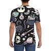 Stylish Athletic Sports Jersey Goth-Witch-Creepy-Halloween Men's Rugby Jersey Large Black view 4