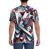 Stylish Athletic Sports Jersey Poker-Cards Men's Rugby Jersey Large Black view 4