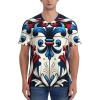 Stylish Athletic Sports Jersey Fleur-De-Lis-France-Flag Men's Rugby Jersey Small view 2