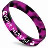 KUCLIN 50Pcs Custom Rubber Bracelets Personalized Silicone Wristbands Customized Bulk for Events, Support, Wedding, Awareness, Motivation Customizable view 1