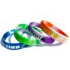 KUCLIN 50Pcs Custom Rubber Bracelets Personalized Silicone Wristbands Customized Bulk for Events, Support, Wedding, Awareness, Motivation Customizable view 3