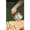 BAIZHONGJIE Portable Outdoor Camping Travel Water Kettle Tea Kettle,Stainless Steel Heating Water Container Tea Pots Suitable for All Stovetops,1.5L view 4