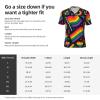Stylish Athletic Sports Jersey LGBT-Gay-Pride-Rainbow Men's Rugby Jersey Large view 2