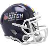 Cancer Awareness Intercept Cancer 2024 Riddell Revolution Speed Mini Football Helmet view 1