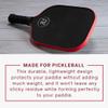 Pickleball Paddle Edge Guard Tape | Perfect Fit Pickle Ball Paddle Edge Protection Tape | No Wrinkling | Neon Red | Wide Width view 3