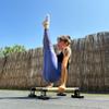 BARVORE Wooden Parallettes, low or medium gymnastics bars, handstand bars with wooden handle, parallette bars for calisthenics, push up bar, bodyweight training (Low (11 cm)) view 3