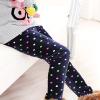 Children Girls Leggings Printing Warm Thick Fleece Lined Kids Skinny Pants Trousers Teenage Child 2 13 (Navy, 6-7 Years) view 4