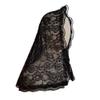 Uitndvyte Veil Mantilla Veils Latin Mass Flower Embroidered Covering Church Veil For Head Lace Scarf For Confirmation Baptism for Mass Wedding Bridesmaids, White view 3