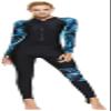 Women's Rash Guard Anti-UV Swimwear Dive Skin,Long Sleeve One Piece Front Zipper Wetsuit(XL, Z1) view 1