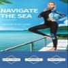Women's Rash Guard Anti-UV Swimwear Dive Skin,Long Sleeve One Piece Front Zipper Wetsuit(XL, Z1) view 3