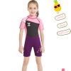 NATYFLY Kids Wetsuit, 2.5mm Neoprene Thermal Swimsuit, Full Wetsuit for Girls Boys and Toddler, Long Sleeve Kids Wet Suits for Swimming view 4