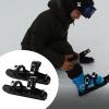 Ywhimsicaly Mini Short Ski Skates for Snow | Skis for Winter Shoes | Short Snowskates Skiboards | The Real Original Outdoor Skiing Mini Sled Mini Snowboard Sled Shoes view 2