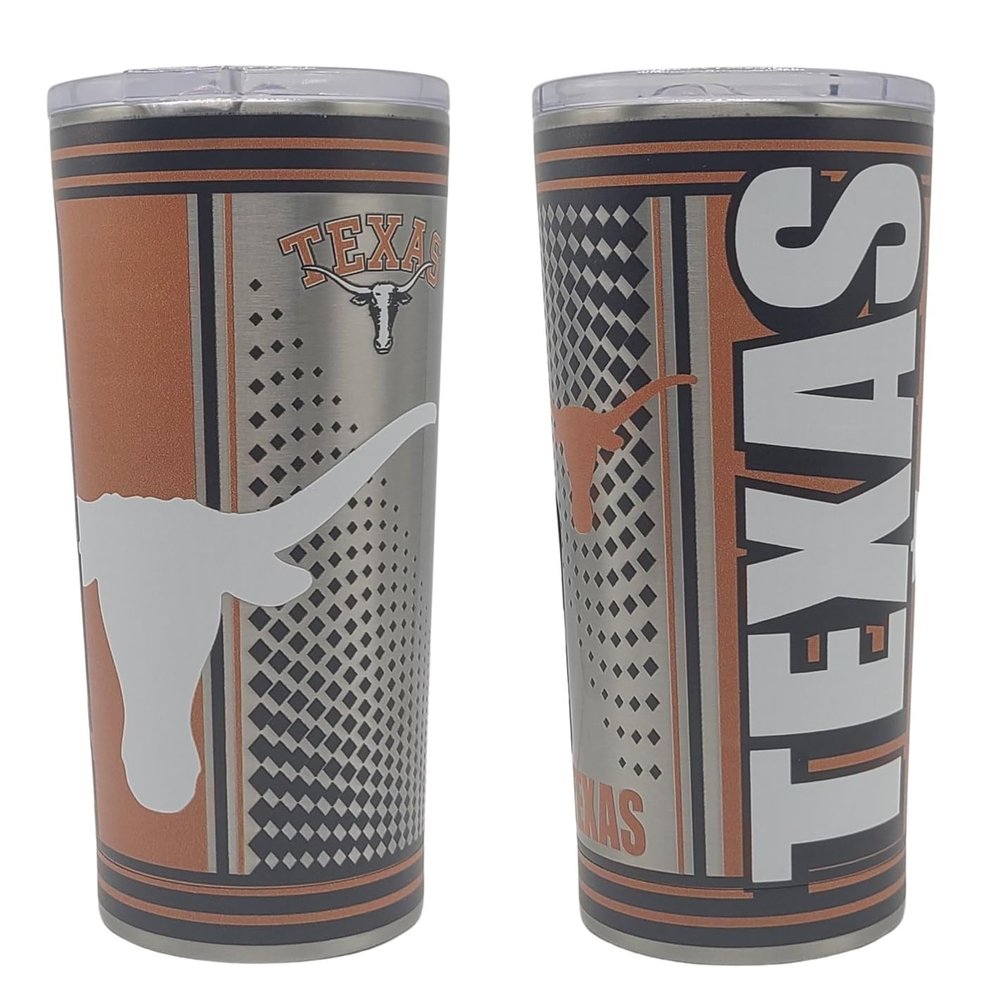 boelter brands NCAA Hero Digital Stainless Steel Vacuum Insulated 20oz Ultra Travel Tumbler (Texas Longhorns)