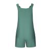 KICILVS Summer Short Rompers for Women 2025 Sleeveless Tie Knot Strap Jumpsuit Casual Loose Bib Overalls with Pockets view 4