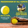 HANKLENSS 24 Pack Bucket of Dimpled Baseballs for Pitching Machine - Practice Balls for Hitting and Fielding, Rubber Baseballs for Hand-Eye Coordination view 4