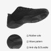 CheeryEase Girls Cheer Shoes Youth Black Cheerleading Shoes Lightweight Breathable Cheer Competition Athletic Training Dance Sneakers Size Big Kid 2.5 view 4