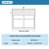 Augenstern 54x18 Inch Window Short Curtain Canada-Maple-Leaf-Baseball Half-Panel Curtain Window Covering Kitchen Valance view 2