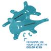 SCUBAPRO Hydros X Men's Scuba Diving BCD, Front-Adjustable with Air2 5th Generation Inflator, Medium, Includes Turquoise Color Kit view 2