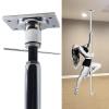 Dance Pole Exercise Club Permanent Dance Pole with Fixed Plate, Spinning Static Dancing Pole for Home, 7.3ft-12.5ft Dance Pole with Ceiling Mount & Extension Accessories(274CM-287CM/9ft-9.4ft) view 1