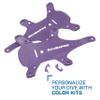 SCUBAPRO Hydros X Women's Scuba Diving BCD, Front-Adjustable with Balanced Power Inflator (BPI), Large, Includes Purple Color Kit view 2