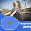 Trampoline Shade Cover, Trampoline Tent Cover, Trampoline Top Accessories, Round Waterproof and Sun-Protection Trampoline Sunshade Cover, 6ft,8ft,10ft,12ft,14ft,16ft, Easy to Install (14FT-8 Poles) view 2