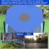Trampoline Shade Cover, Trampoline Tent Cover, Trampoline Top Accessories, Round Waterproof and Sun-Protection Trampoline Sunshade Cover, 6ft,8ft,10ft,12ft,14ft,16ft, Easy to Install (14FT-8 Poles) view 4