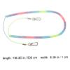BESPORTBLE Elastic Fishing Rod Lanyard with Clasp Portable Coiled Tether for Outdoor Sports Heavy-duty Anti-lost Tool for Kayaking Boating and Diving Activities Durable Design view 3