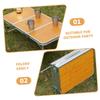 BESPORTBLE 1set Portable Foldable Camping Table Lightweight Outdoor Picnic Table for Barbecue Hiking and to Use and Store for Indoor and Outdoor Activities view 3