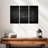 ElephantStock Exercise Mat Patent Prints Sports Canvas - 3 Panel Decor - Decorations for Boys - Sports Patent Wall Art and Office Decor - 23" X 14" view 2