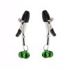 316L Stainless Steel Body Clamp for Women's Body Ring with Bells Body Clamps Clip Adjustable Body Clamps Non-Piercing Body Jewelry Gift (Green) view 1