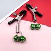 316L Stainless Steel Body Clamp for Women's Body Ring with Bells Body Clamps Clip Adjustable Body Clamps Non-Piercing Body Jewelry Gift (Green) view 2