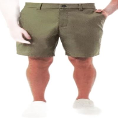 32 Degrees Men's Twill Tech Short (Green, 36)