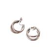 Fashion Geometric Round Hoop Clip On Earrings For Women Non Pierced Round Ear Clips Jewelry. (Style 1) view 2