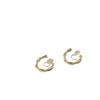 Fashion Geometric Round Hoop Clip On Earrings For Women Non Pierced Round Ear Clips Jewelry. (Style 1) view 3