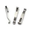 Echeson 1PC Deep Carry Pocket Clip Fits for Rick Hinderer XM18, CNC Titanium Back Clip with 3PCS Titanium T6 Torx Screws(Silver) view 2