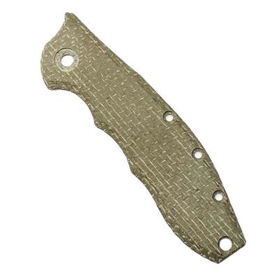1PC Custom Micarta Handle Fits for Zero Tolerance 0562CF, CNC Handle Patch DIY Replacement Accessory