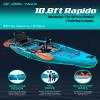 Reel Yaks Rapido Modular Fishing Kayak - Fin Drive, 10.8ft, 400 lbs Capacity, Gray - Pedal Fishing Kayaks for Adults & Youth, Sit on Top, Compact Storage, Lightweight, Durable, Easy Transport view 2