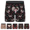 Custom Boxers for Men Birthday Gift Ideas Custom Underwear for Boyfriend Shorts Christmas Birthday Gift Briefs Underwear Face-L-00143 view 1