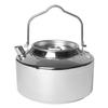 BAIZHONGJIE Portable Lightweight Camping Tea Pot Water Kettle,Durable Stainless Steel Tea Kettle Water Boiler for Camping,Hiking,Picnics,Travel,1200ML view 1