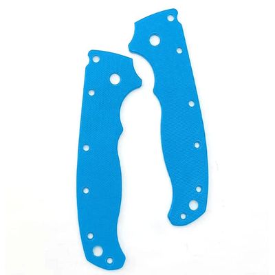 Echeson 1 Pair G10 Scales Handle Fits for Demko AD20.5, Custom Handle Patch DIY Replacement Accessory(Blue)