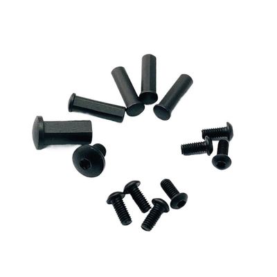 13-Pieces Set Stainless Screw Fits for Cold Steel 4 Inches Ti-Lite 26SP, Scales Handle Screws DIY Replacement Accessory(Black)
