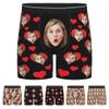NineFit Basics Customized Boxers for Men Elephant Trunk Underwear Birthday Gift Custom Underwear for Boyfriend Christmas Underwear with Faces-XL-00109, X-Large, Style-22 view 1